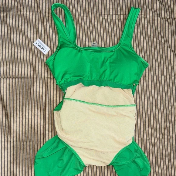 New Old Navy Large Green Women's One Piece Swimsuit - Picture 9 of 11